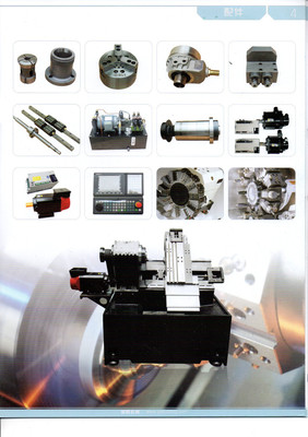 CKX6146D-w刀塔帶尾座機 斜床身高配數控車床解析